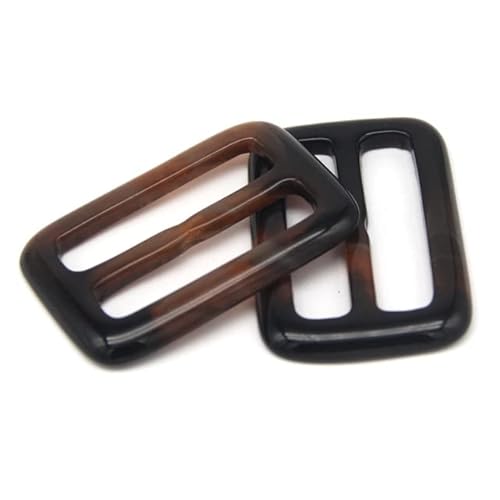 CEMELI 10 Stücke 40/45/50mm Große Schwarze Harz Horn Schnallen Für Frauen Mantel Taille Gürtel Anpassung Schnallen Kleid Große DIY Dekorative Nähzubehör von CEMELI