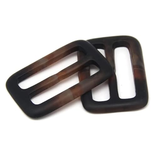 CEMELI 10 Stücke 40/45/50mm Große Schwarze Harz Horn Schnallen Für Frauen Mantel Taille Gürtel Anpassung Schnallen Kleid Große DIY Dekorative Nähzubehör von CEMELI