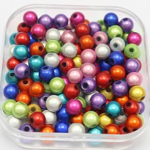 CEMELI 200 Stück 6 mm 3D-Illusions-Acryl-Wunderperlen, Abstandshalter für Bastelarbeiten, Armbänder, Schmuckherstellung, Zubehör CEMELI 200 Stück 6 mm 3D-Illusions-Acryl-Wunderperlen, Abstandshalter für Bastelarbeiten, Armbänder, Schmuckherstellung, Zubehör von CEMELI