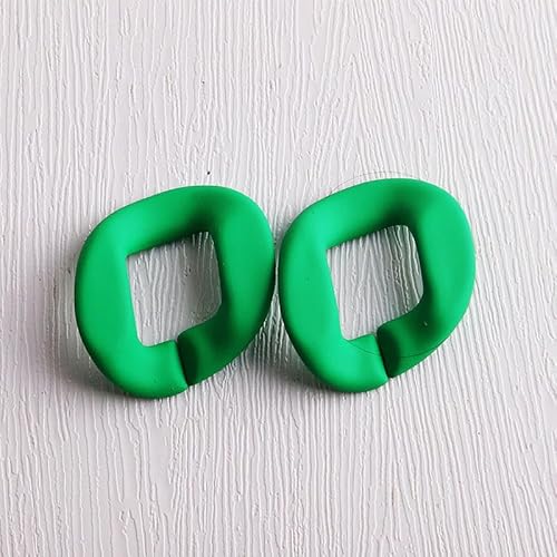 CEMELI 50 Stück 40 x 34 mm Gummifarbe, matt, Acryl, Verbindungsringe, Acryl-Verbindungsstecker, Kunststoff-Kettenglieder für die Schmuckherstellung, Armbandherstellung CEMELI 50 Stück 40 x 34 mm Gummifarbe, matt, Acryl, Verbindungsringe, Acryl-Verbindungsstecker, Kunststoff-Kettenglieder für die Schmuckherstellung, Armbandherstellung von CEMELI
