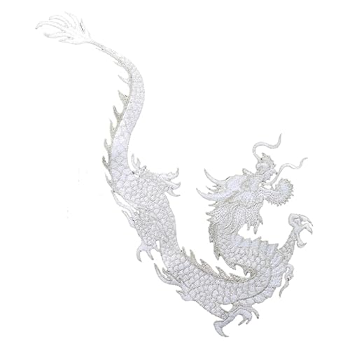 CEMELI Chinesischen Stil 28X17CM 10PCS Passenden Golden Dragon Rock Punk Band Große Eisen Auf Stickerei Patches Abzeichen für Kleidung Applique Jeans CEMELI Chinesischen Stil 28X17CM 10PCS Passenden Golden Dragon Rock Punk Band Große Eisen Auf Stickerei Patches Abzeichen für Kleidung Applique Jeans von CEMELI