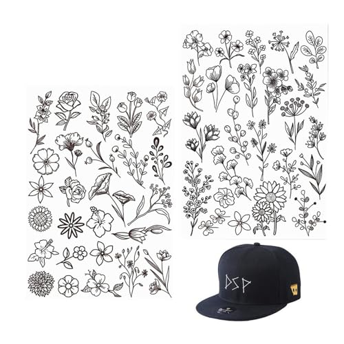 CENMOO Abwaschbares Stickmuster, böhmisches Blumenmuster, DIY-Stickpapier, Nähstabilisatoren für Segeltuchtaschen, Tischdecken, Handtücher, Kissen und andere Stoffe CENMOO Abwaschbares Stickmuster, böhmisches Blumenmuster, DIY-Stickpapier, Nähstabilisatoren für Segeltuchtaschen, Tischdecken, Handtücher, Kissen und andere Stoffe von CENMOO