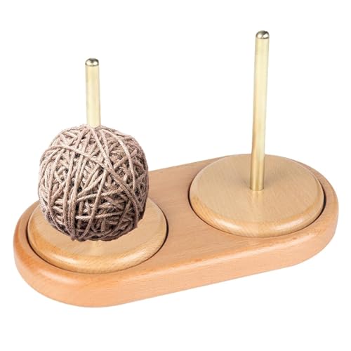 CENMOO Garnhalter für Strickwaren, drehbarer Häkelgarnhalter, Garnaufbewahrung, mit Drehmechanismus, Strickzubehör, für Heimwerker, Fans von CENMOO