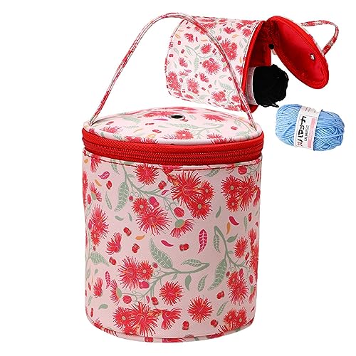 CENMOO Häkelaufbewahrungstasche, Aufbewahrungstasche für Garne | Tragbare Garntasche für Häkelnadeln, Nähwerkzeugtasche für Haken CENMOO Häkelaufbewahrungstasche, Aufbewahrungstasche für Garne | Tragbare Garntasche für Häkelnadeln, Nähwerkzeugtasche für Haken von CENMOO