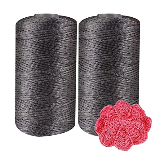 CENMOO Handgehäkeltes Häkelgarn, 2 Stück Strickgarn für Sommermütze Makramee Häkelgarn | Sommerhüte gehäkelte Taschen gestrickt Garn Garn Garn CENMOO Handgehäkeltes Häkelgarn, 2 Stück Strickgarn für Sommermütze Makramee Häkelgarn | Sommerhüte gehäkelte Taschen gestrickt Garn Garn Garn von CENMOO