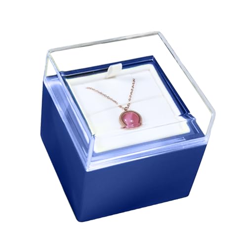 CENMOO Ringschachtel – Box für Blumenringe mit Rosenbox, gedrehte Schmuckschatulle mit roter Rose, Schmuckschatulle und Ringhalter für Hochzeit, Weihnachten, St CENMOO Ringschachtel – Box für Blumenringe mit Rosenbox, gedrehte Schmuckschatulle mit roter Rose, Schmuckschatulle und Ringhalter für Hochzeit, Weihnachten, St von CENMOO