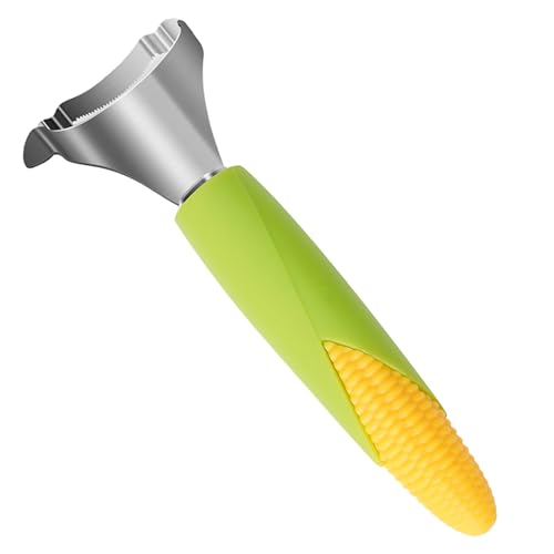 Maisschäler für Mais, sicherer Schäler, Maiskolbenentferner, Antihaft-Gadget mit rutschfestem Griff, Maisschäler aus Edelstahl, multifunktionaler Obstschäler, M Maisschäler für Mais, sicherer Schäler, Maiskolbenentferner, Antihaft-Gadget mit rutschfestem Griff, Maisschäler aus Edelstahl, multifunktionaler Obstschäler, M von CENMOO