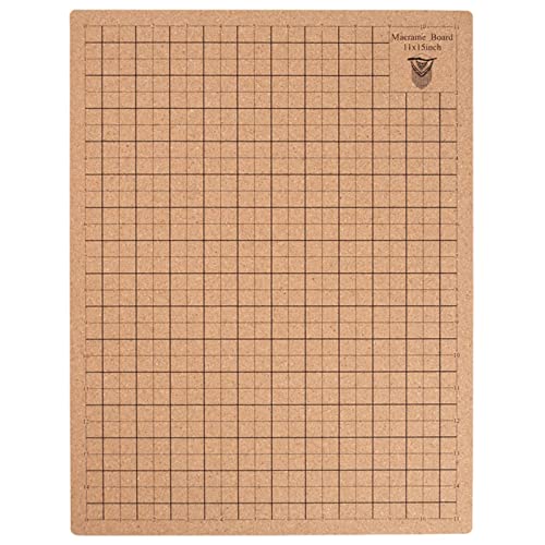 Makramee Panel, Korkplatte mit Makramee-Gitter, Makramee-Projektplatte, Makramee und Knoten, Korkplatte zum Knüpfen, DIY-Handwerksprojekt, pa Makramee Panel, Korkplatte mit Makramee-Gitter, Makramee-Projektplatte, Makramee und Knoten, Korkplatte zum Knüpfen, DIY-Handwerksprojekt, pa von CENMOO