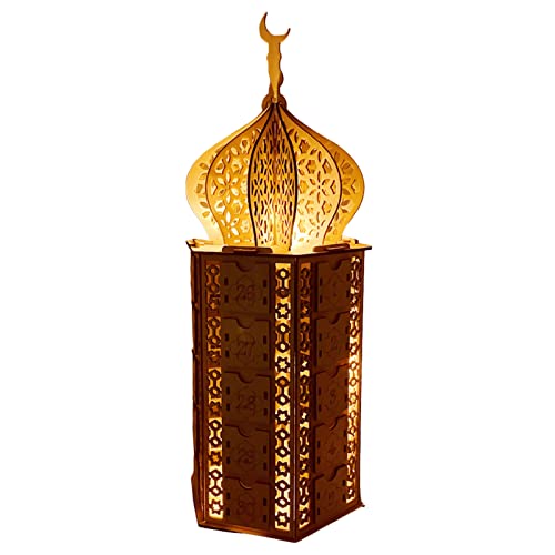 Ramadaan Kalender Holz Adventskalender Countdown Kalender Holz DIY Rramadan Kalender mit Mondsternlichter Tischschmuck mit Schubladen Kalender Ramadaan Kalender Holz Adventskalender Countdown Kalender Holz DIY Rramadan Kalender mit Mondsternlichter Tischschmuck mit Schubladen Kalender von CENMOO