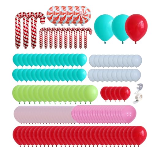 Weihnachtsballongirlande, Weihnachtsballon-Bogen-Set, Weihnachtsballon-Girlande, rote und grüne Weihnachtsballongirlande, Tischdeckenballongirlande, Weihnachtsballongirlande Weihnachtsballongirlande, Weihnachtsballon-Bogen-Set, Weihnachtsballon-Girlande, rote und grüne Weihnachtsballongirlande, Tischdeckenballongirlande, Weihnachtsballongirlande von CENMOO