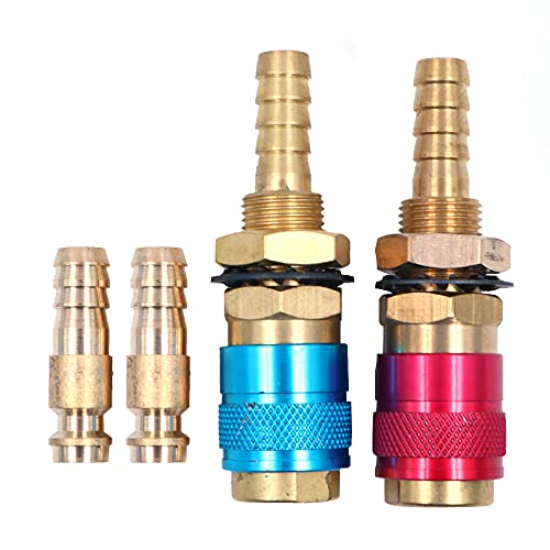 CENPEK 2 Set Wassergekühlt und Gasadapter Schnellverbinder Fitting für PTA DB SR WP 9 17 18 26 WIG-Schweißbrenner CENPEK 2 Set Wassergekühlt und Gasadapter Schnellverbinder Fitting für PTA DB SR WP 9 17 18 26 WIG-Schweißbrenner von CENPEK