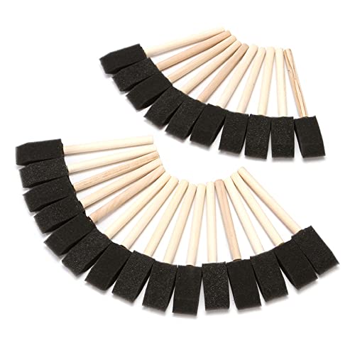 CENPEK 20er-Pack Schaumstoff-Pinsel – Schwamm-Pinsel-Set mit Holzgriff – Malwerkzeug für Acryl, l, Flecken und Wasserfarben – Kunst- und Bastelbedarf CENPEK 20er-Pack Schaumstoff-Pinsel – Schwamm-Pinsel-Set mit Holzgriff – Malwerkzeug für Acryl, l, Flecken und Wasserfarben – Kunst- und Bastelbedarf von CENPEK