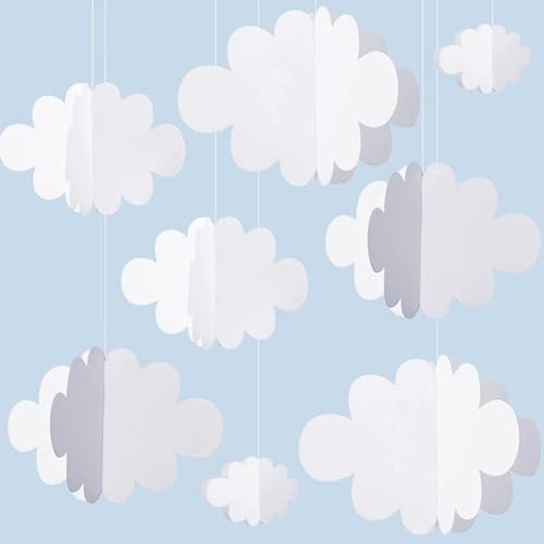 CENPEK 3D-Wolken-Dekor-Set, Hängende Wolken Für Die Decke, Künstliche Wolken, Requisiten, Nachahmung, Wanddekoration, Decke, Party, Kinderzimmer, Kunst, Hochzeit CENPEK 3D-Wolken-Dekor-Set, Hängende Wolken Für Die Decke, Künstliche Wolken, Requisiten, Nachahmung, Wanddekoration, Decke, Party, Kinderzimmer, Kunst, Hochzeit von CENPEK