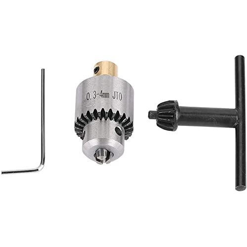 CENPEK Bohrfutter-Mini-Kegelbohrfutter mit Bohrfutterschlüssel für Drehmaschinen, elektrische Bohrmaschinen und Bohrmaschinen, 0,3-4 mm CENPEK Bohrfutter-Mini-Kegelbohrfutter mit Bohrfutterschlüssel für Drehmaschinen, elektrische Bohrmaschinen und Bohrmaschinen, 0,3-4 mm von CENPEK