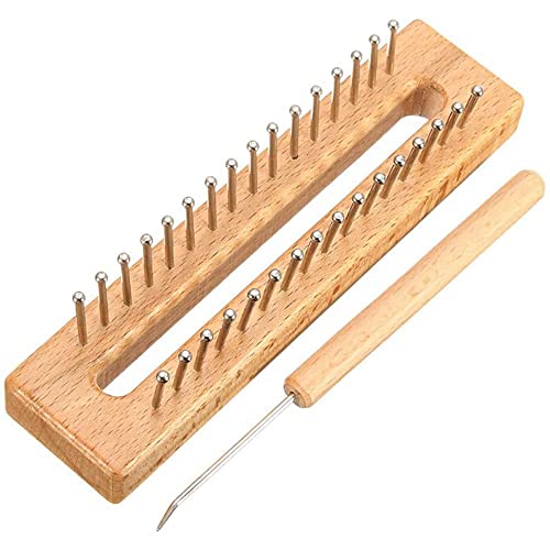 CENPEK Knitting Loom and Hook Handmade Weaving Loom Board DIY Crochet Loom Accessories for Scarf Hat Making von CENPEK