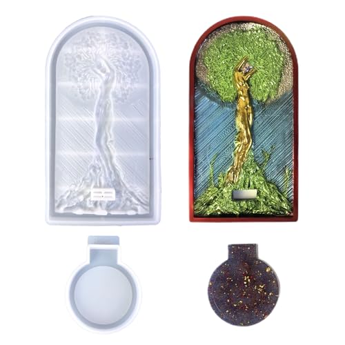 CENRF Formen für Ornamente Baum des Lebens, Gießform aus Epoxidharz, Baum – Formen aus Silikon, zur Dekoration von Baum des Lebens, wiederverwendbar für die Dekoration von CENRF Formen für Ornamente Baum des Lebens, Gießform aus Epoxidharz, Baum – Formen aus Silikon, zur Dekoration von Baum des Lebens, wiederverwendbar für die Dekoration von von CENRF