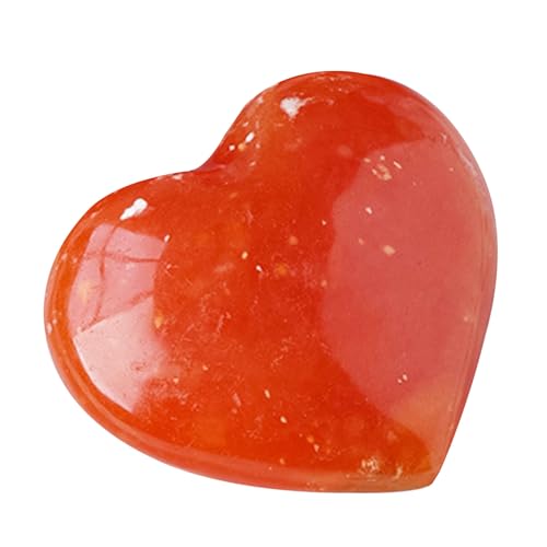 CENRF Roter Aventurin, natürliche Kristalle in Herzform, Rot – Palmensteine, roter Kristall, Liebesstein für Valentinstag, schönes Geschenk, um Stress für Frauen und Männer zu lindern CENRF Roter Aventurin, natürliche Kristalle in Herzform, Rot – Palmensteine, roter Kristall, Liebesstein für Valentinstag, schönes Geschenk, um Stress für Frauen und Männer zu lindern von CENRF