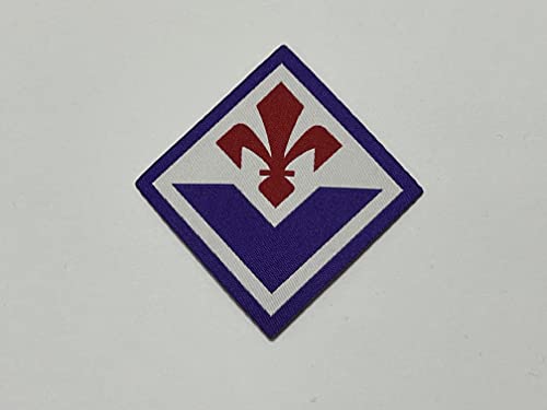‎CENTRO RICAMI RICAMIFICIO INDUSTRIALE ITALIANO DAL 1989 Patch-Aufnäher in HD/Jacquard (hohe Auflösung) Fiorentina Logo zum Aufbügeln, Mikrofaden, Violett, Maße: H.cm. 7 x B. cm. 6,5 cm von ‎CENTRO RICAMI RICAMIFICIO INDUSTRIALE ITALIANO DAL 1989
