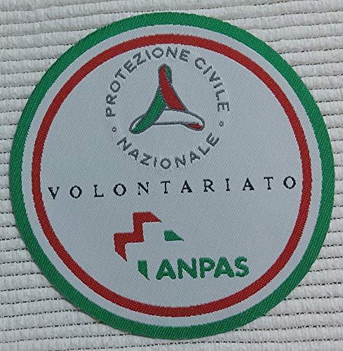 Centro Ricami Patch-Aufnäher, Mikro-Stickerei in HD/Jacquard (hohe Auflösung), Logo, zum Aufbügeln, Mikro-Faden, Durchmesser: 9 cm, hergestellt in Italien. von CENTRO RICAMI RICAMIFICIO INDUSTRIALE ITALIANO DAL 1989