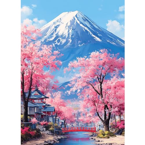 CEOVR Berg Fuji Diamond Painting Bilder Kit Erwachsene,5D Diamond-painting 30x40cm,Landschaft Diamant Malerei für die Heimdekoration CEOVR Berg Fuji Diamond Painting Bilder Kit Erwachsene,5D Diamond-painting 30x40cm,Landschaft Diamant Malerei für die Heimdekoration von CEOVR