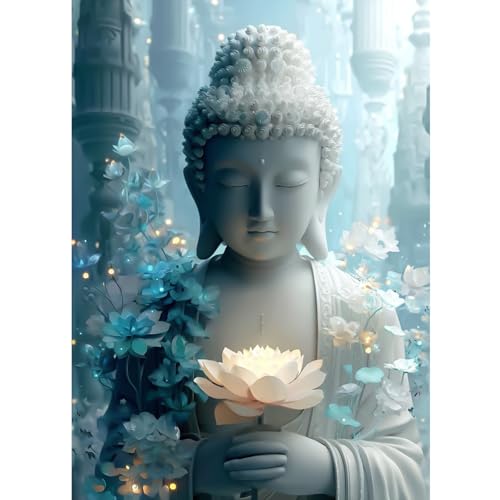 CEOVR Buddha Diamond Painting Bilder Kit Erwachsene,5D Diamond-painting 30x40cm,Buddha und Blumen Diamant Malerei für die Heimdekoration CEOVR Buddha Diamond Painting Bilder Kit Erwachsene,5D Diamond-painting 30x40cm,Buddha und Blumen Diamant Malerei für die Heimdekoration von CEOVR