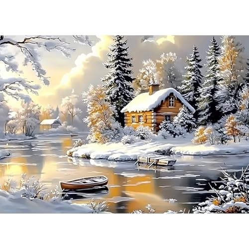 CEOVR Diamond Painting Bilder Kit Landschaft,30x40 cm Diamant Paintings Kit,5D DIY Diamond-painting,Märchenhaus CEOVR Diamond Painting Bilder Kit Landschaft,30x40 cm Diamant Paintings Kit,5D DIY Diamond-painting,Märchenhaus von CEOVR