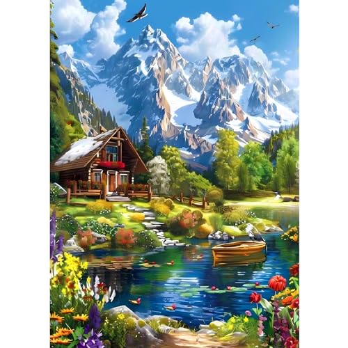 CEOVR Diamond Painting Kits Erwachsene 5d Diamant Painting Kits,Diamond Painting Bilder,30x40 cm Diamond-painting Set,DIY Diamond Painting Bilder Set (blau grün braun) CEOVR Diamond Painting Kits Erwachsene 5d Diamant Painting Kits,Diamond Painting Bilder,30x40 cm Diamond-painting Set,DIY Diamond Painting Bilder Set (blau grün braun) von CEOVR