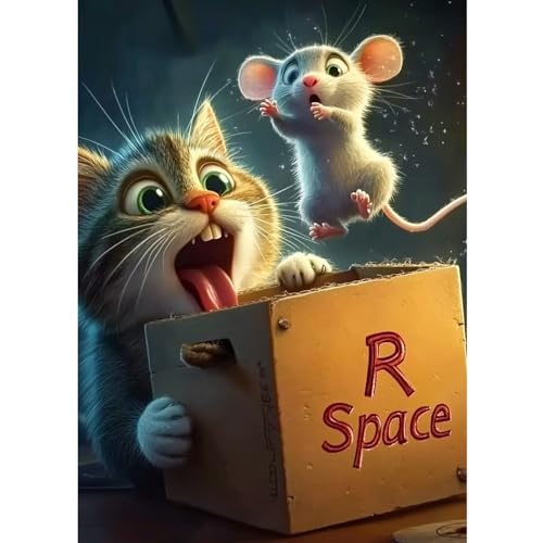 CEOVR Diamond Painting Kit Erwachsene Katze und Maus,Diamond-painting,30x40 cm Tiere Diamant Paintings Kit,5D DIY Diamond Painting Bilder Set,Diamond Art Set CEOVR Diamond Painting Kit Erwachsene Katze und Maus,Diamond-painting,30x40 cm Tiere Diamant Paintings Kit,5D DIY Diamond Painting Bilder Set,Diamond Art Set von CEOVR