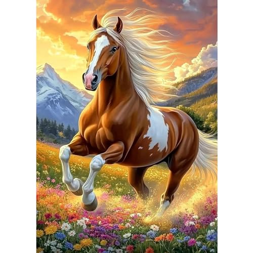 CEOVR Diamond Painting Kit Erwachsene Pferd Diamond-painting,30x40 cm Tier Diamant Paintings Kit,Rennendes Pferd Diamond Painting Bilder Set,5D DIY Diamond Painting Bilder Kit CEOVR Diamond Painting Kit Erwachsene Pferd Diamond-painting,30x40 cm Tier Diamant Paintings Kit,Rennendes Pferd Diamond Painting Bilder Set,5D DIY Diamond Painting Bilder Kit von CEOVR