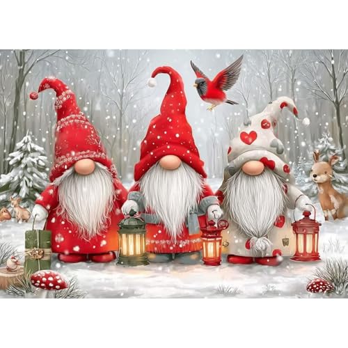 CEOVR Gnome Diamond Painting Bilder Kit Erwachsene,5D Diamond-painting 30x40cm,Diamant Art Set,Weihnachten CEOVR Gnome Diamond Painting Bilder Kit Erwachsene,5D Diamond-painting 30x40cm,Diamant Art Set,Weihnachten von CEOVR