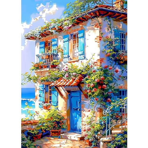 CEOVR Diamond Painting Bilder Kits,5D DIYDiamant Malerei Kits,30x40 cm Diamond Painting Erwachsene (Weiß Blau Grün) CEOVR Diamond Painting Bilder Kits,5D DIYDiamant Malerei Kits,30x40 cm Diamond Painting Erwachsene (Weiß Blau Grün) von CEOVR