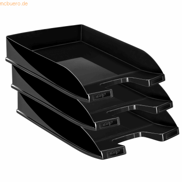 10 x CEP Briefkorb First C4 Polystyrol schwarz 10 x CEP Briefkorb First C4 Polystyrol schwarz von CEP