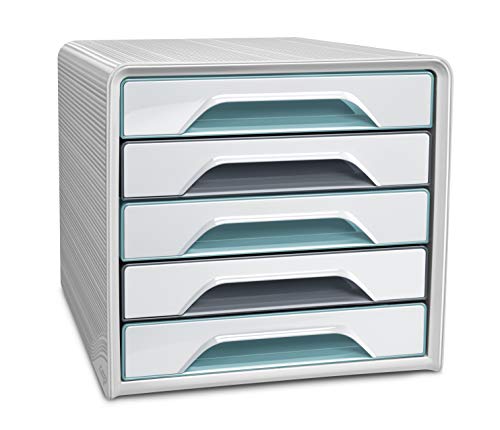 CEP Schubladenbox mit 5 flachen Schubladen Smoove Riviera 7-111 Ri Wassergrün/Grau CEP Schubladenbox mit 5 flachen Schubladen Smoove Riviera 7-111 Ri Wassergrün/Grau von CEP