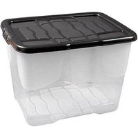 cep Curve Aufbewahrungsbox 24,0 l transparent, schwarz 30,0 x 40,0 x 28,0 cm von CEP