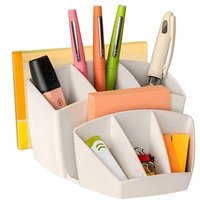 cep Schreibtisch-Organizer 580 TERRA NOVA beige recycelbares Polystyrol 8 Fächer 14,3 x 15,8 x 9,3 cm von CEP