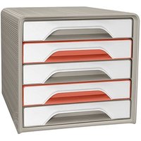 cep Schubladenbox TERRA NOVA weiß-sand, weiß-terracotta 1071116391, DIN A4 mit 5 Schubladen cep Schubladenbox TERRA NOVA weiß-sand, weiß-terracotta 1071116391, DIN A4 mit 5 Schubladen von CEP