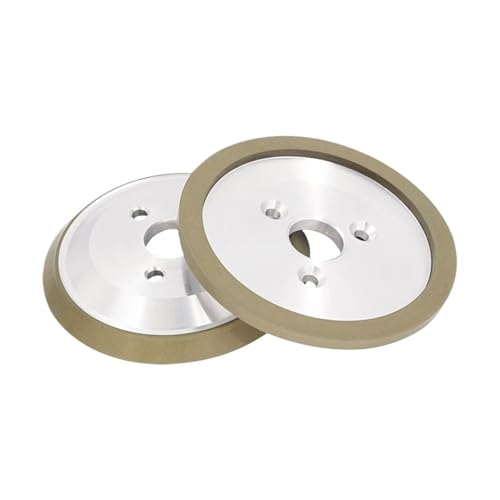 125 mm Dreiloch-Diamantschleifscheibe for Messerschärfen - Hochpräzise Schleifscheibe for Wolframstahl, 1 Stück(150grit-90DEG) von CEQFSWHQ