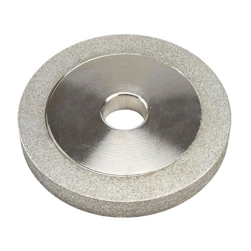 78 mm Diamant-Schleifscheibe – 3 Zoll galvanisierter Fräser-Werkzeugschärfer mit 1/2 Zoll Bohrung – 150er Körnung(78x12.7x10x10) von CEQFSWHQ