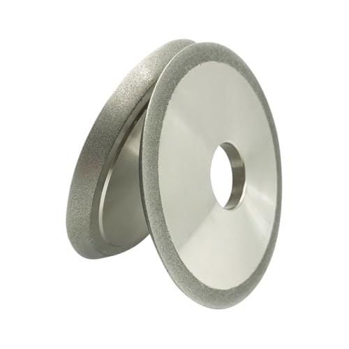 Flache, elektropolierte Diamant-Schleifscheibe mit einfacher Abschrägung for Wolframkarbid – 1 Stück(320grit 125mmx32mmx30Deg) von CEQFSWHQ