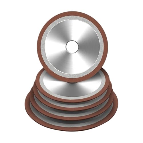 Harz-Diamant-Schleifscheibe for Hartmetallwerkzeuge - Schleifscheibe mit einer schrägen Kante for Präzisionsschleifen, 1 Stück(180grit D100xH16mm) von CEQFSWHQ