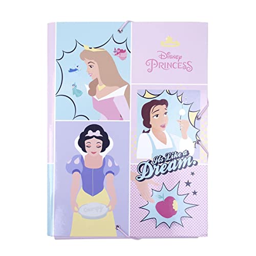 CERDÁ LIFE'S LITTLE MOMENTS - Carpeta Escolar Niña de Princesas Disney con 3 Solapas Flexibles, Cierre con Gomas Elásticas y Tapa Dura Idónea para Documentos A4 - Licencia Oficial Disney, 2700000252 CERDÁ LIFE'S LITTLE MOMENTS - Carpeta Escolar Niña de Princesas Disney con 3 Solapas Flexibles, Cierre con Gomas Elásticas y Tapa Dura Idónea para Documentos A4 - Licencia Oficial Disney, 2700000252 von CERDÁ LIFE'S LITTLE MOMENTS