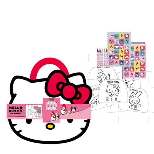 Hello Kitty buntes Aktivitätsalbum – Kinderbuch mit Stickern, Farben und Malvorlagen von Hello Kitty, ideal für kreative Mädchen, die gerne malen, spielen und lernen Hello Kitty buntes Aktivitätsalbum – Kinderbuch mit Stickern, Farben und Malvorlagen von Hello Kitty, ideal für kreative Mädchen, die gerne malen, spielen und lernen von CERDÁ LIFE'S LITTLE MOMENTS