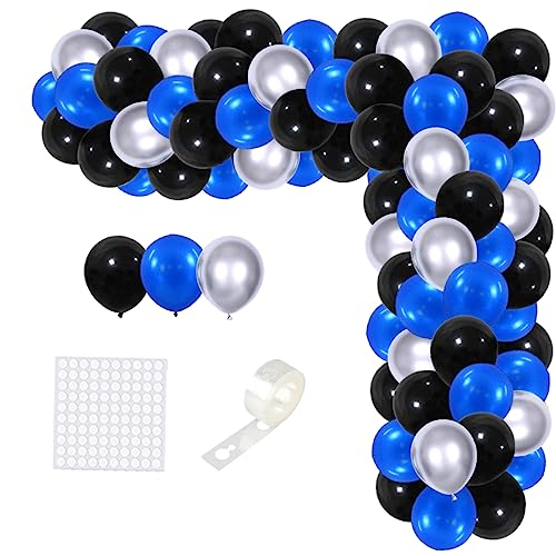 Blau Schwarz Silber Ballon Girlande Kit - Schwarz Blau Metallic Silber Ballons Video Gaming Party Zubehör für Jungen Männer 18. 21. 30. 40. 50. Geburtstag Ruhestand Graduierung Party Dekorationen Blau Schwarz Silber Ballon Girlande Kit - Schwarz Blau Metallic Silber Ballons Video Gaming Party Zubehör für Jungen Männer 18. 21. 30. 40. 50. Geburtstag Ruhestand Graduierung Party Dekorationen von CEUQIESO