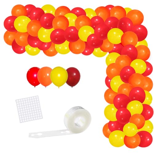 Rot Gelb Orange Ballon Girlande, 122PCS Luftballons Rot, luftballons gelb, Luftballons Orange for Geburtstag Weihnachten Hochzeitsfeier feuerwehr geburtstag deko Rot Gelb Orange Ballon Girlande, 122PCS Luftballons Rot, luftballons gelb, Luftballons Orange for Geburtstag Weihnachten Hochzeitsfeier feuerwehr geburtstag deko von CEUQIESO