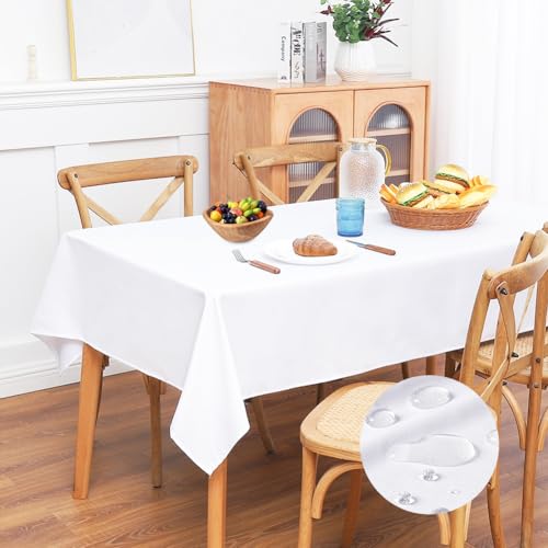 CEWROM 2 Stück Biertisch Tischdecke, Weiß Tischdecken 100x250cm, Biertische Hussen für Biertisch Biertischhussen Biertisch-Husse Bierzeltgarnitur Rechteckige Tischdecken Waschbar CEWROM 2 Stück Biertisch Tischdecke, Weiß Tischdecken 100x250cm, Biertische Hussen für Biertisch Biertischhussen Biertisch-Husse Bierzeltgarnitur Rechteckige Tischdecken Waschbar von CEWROM