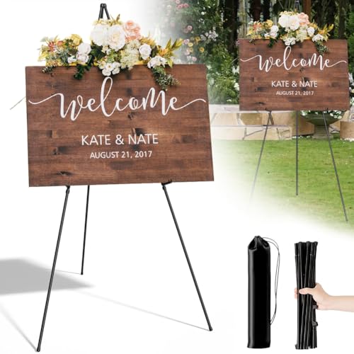 CEWROM Künstler Staffelei Stand, Staffelei Groß,160cm Verstellbares Stativ Tisch Kunst Leinwand Malerei Display, mit Tragebeutel, Staffelei Hochzeit, Easy Folding, für Malerei, Show, Hochzeit Poster CEWROM Künstler Staffelei Stand, Staffelei Groß,160cm Verstellbares Stativ Tisch Kunst Leinwand Malerei Display, mit Tragebeutel, Staffelei Hochzeit, Easy Folding, für Malerei, Show, Hochzeit Poster von CEWROM