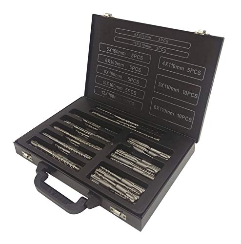 56 tlg. SDS Plus Hammerbohrer Set Betonbohrer Steinbohrer 4,0-12,0 mm SDS+ 56 tlg. SDS Plus Hammerbohrer Set Betonbohrer Steinbohrer 4,0-12,0 mm SDS+ von CF Technik GmbH