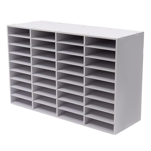 36 Fächer Literatur-Organizer, Büro-Mailbox Mit 1 Paar Handschuhen, Desktop-Dateisortierer Mail Center, Tragkraft 80 Kg, for Akten, Dokumente, Papiere, Weiß 36 Fächer Literatur-Organizer, Büro-Mailbox Mit 1 Paar Handschuhen, Desktop-Dateisortierer Mail Center, Tragkraft 80 Kg, for Akten, Dokumente, Papiere, Weiß von CFDZCP