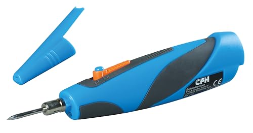 CFH Batterie Lötkolben BK 212 - Mobil einsetzbar im Hobby- und Elektrobereich, in der Feinelektronik und im Modellbau, 6 W / 4,5 V, Lötspitzentemperatur max. 550 °C, schnelle Aufheizzeit CFH Batterie Lötkolben BK 212 - Mobil einsetzbar im Hobby- und Elektrobereich, in der Feinelektronik und im Modellbau, 6 W / 4,5 V, Lötspitzentemperatur max. 550 °C, schnelle Aufheizzeit von CFH