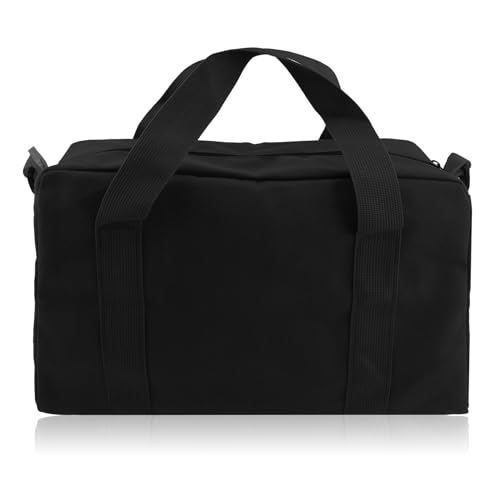 Werkzeugtasche,Wide Mouth Tool Bag,Strapazierfähiges Segeltuch Werkzeug Tasche,Werkzeugtasche Klein Werkzeug Organizer Tote Bag für die Lagerung Schraubenschlüssel Zangen (Schwarz, M/35.5CM) von CFHOOAY